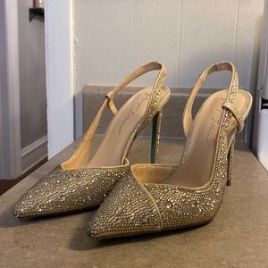 Betsey Johnson Rhinestone stilettos